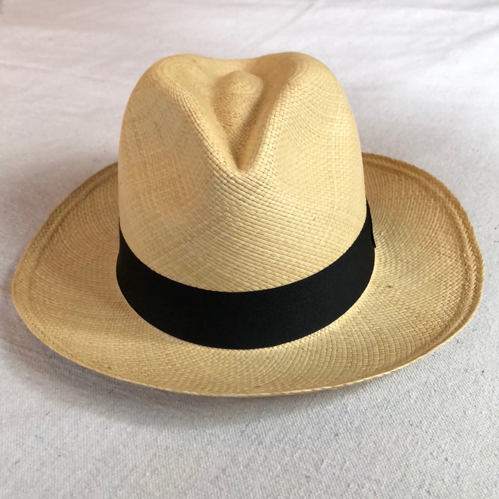 J.Crew classic straw Panama hat